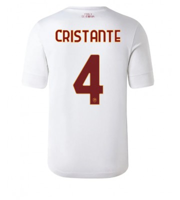 AS Roma Bryan Cristante #4 Bortedrakt 2022-23 Kortermet